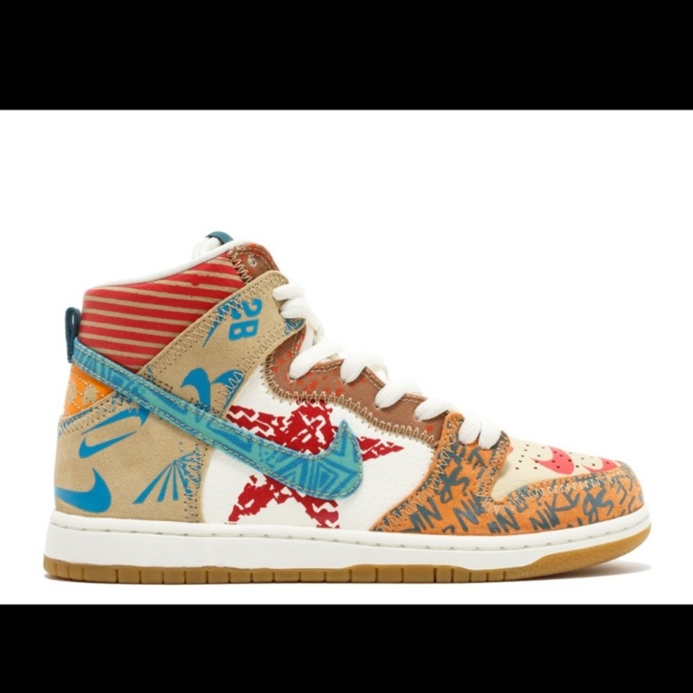 Nike SB Dunk High Thomas Campbell What The Dunk - Picture 2 of 9